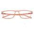 Vogily Eyewear - Zero Power Blue Cut Computer Glasses | Anti Glare, Lightweight & Blocks Harmful Rays | UV Protection Specs | Men & Women | Medium | Rectangular, Persian Orange - TR 1350