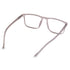 Vogily Eyewear - Zero Power Blue Cut Computer Glasses | Anti Glare, Lightweight & Blocks Harmful Rays | UV Protection Specs | Men & Women | Medium | Rectangular, Cinereous - TR 1350