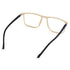 Vogily Eyewear - Zero Power Blue Cut Computer Glasses | Anti Glare, Lightweight & Blocks Harmful Rays | UV Protection Specs | Men & Women | Medium | Rectangular, Yellow & Black - TR 1650