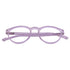 Vogily Eyewear - Zero Power Blue Cut Computer Glasses | Anti Glare, Lightweight & Blocks Harmful Rays | UV Protection Specs | Men & Women | Medium | Round, Wisteria Purple - TR 0146