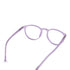 Vogily Eyewear - Zero Power Blue Cut Computer Glasses | Anti Glare, Lightweight & Blocks Harmful Rays | UV Protection Specs | Men & Women | Medium | Round, Wisteria Purple - TR 0146