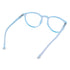 Vogily Eyewear - Zero Power Blue Cut Computer Glasses | Anti Glare, Lightweight & Blocks Harmful Rays | UV Protection Specs | Men & Women | Medium | Round, Bluish Cyan - TR 0146