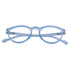 Vogily Eyewear - Zero Power Blue Cut Computer Glasses | Anti Glare, Lightweight & Blocks Harmful Rays | UV Protection Specs | Men & Women | Medium | Round, Havelock Blue - TR 0146