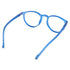 Vogily Eyewear - Zero Power Blue Cut Computer Glasses | Anti Glare, Lightweight & Blocks Harmful Rays | UV Protection Specs | Men & Women | Medium | Round, Blue - TR 0146