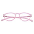 Vogily Eyewear - Zero Power Blue Cut Computer Glasses | Anti Glare, Lightweight & Blocks Harmful Rays | UV Protection Specs | Men & Women | Medium | Round, Pink - TR 0146