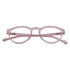 Vogily Eyewear - Zero Power Blue Cut Computer Glasses | Anti Glare, Lightweight & Blocks Harmful Rays | UV Protection Specs | Men & Women | Medium | Round, Rosy Brown - TR 0146