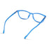 Vogily Eyewear - Zero Power Blue Cut Computer Glasses | Anti Glare, Lightweight & Blocks Harmful Rays | UV Protection Specs | Men & Women | Medium | Blue - TR 0446