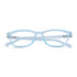 Vogily Eyewear - Zero Power Blue Cut Computer Glasses | Anti Glare, Lightweight & Blocks Harmful Rays | UV Protection Specs | Men & Women | Medium | Bluish Cyan - TR 0446