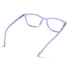 Vogily Eyewear - Zero Power Blue Cut Computer Glasses | Anti Glare, Lightweight & Blocks Harmful Rays | UV Protection Specs | Men & Women | Medium | Cold Purple - TR 0446