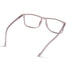 Vogily Eyewear - Zero Power Blue Cut Computer Glasses | Anti Glare, Lightweight & Blocks Harmful Rays | UV Protection Specs | Men & Women | Medium | Rectangular, Cinereous - TR 1650