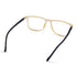Vogily Eyewear - Zero Power Blue Cut Computer Glasses | Anti Glare, Lightweight & Blocks Harmful Rays | UV Protection Specs | Men & Women | Medium | Rectangular, Yellow & Black - TR 1350