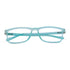 Vogily Eyewear - Zero Power Blue Cut Computer Glasses | Anti Glare, Lightweight & Blocks Harmful Rays | UV Protection Specs | Men & Women | Medium | Rectangular, Cyan - TR 1650