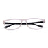 Vogily Eyewear - Zero Power Blue Cut Computer Glasses | Anti Glare, Lightweight & Blocks Harmful Rays | UV Protection Specs | Men & Women | Medium | Rectangular, White & Black - TR 1650
