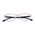 Vogily Eyewear - Zero Power Blue Cut Computer Glasses | Anti Glare, Lightweight & Blocks Harmful Rays | UV Protection Specs | Men & Women | Medium | Oval, White & Black - TR 0646