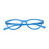 Vogily Eyewear - Zero Power Blue Cut Computer Glasses | Anti Glare, Lightweight & Blocks Harmful Rays | UV Protection Specs | Men & Women | Medium | Oval, Blue - TR 0646