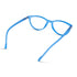 Vogily Eyewear - Zero Power Blue Cut Computer Glasses | Anti Glare, Lightweight & Blocks Harmful Rays | UV Protection Specs | Men & Women | Medium | Oval, Blue - TR 0646