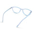 Vogily Eyewear - Zero Power Blue Cut Computer Glasses | Anti Glare, Lightweight & Blocks Harmful Rays | UV Protection Specs | Men & Women | Medium | Oval, Bluish Cyan - TR 0646