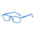 Vogily Eyewear - Zero Power Blue Cut Computer Glasses | Anti Glare, Lightweight & Blocks Harmful Rays | UV Protection Specs | Men & Women | Medium | Rectangular, Blue - TR 1048