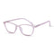 Vogily Eyewear - Zero Power Blue Cut Computer Glasses | Anti Glare, Lightweight & Blocks Harmful Rays | UV Protection Specs | Men & Women | Medium | Rosy Brown - TR 0446