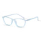 Vogily Eyewear - Zero Power Blue Cut Computer Glasses | Anti Glare, Lightweight & Blocks Harmful Rays | UV Protection Specs | Men & Women | Medium | Bluish Cyan - TR 0446