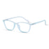 Vogily Eyewear - Zero Power Blue Cut Computer Glasses | Anti Glare, Lightweight & Blocks Harmful Rays | UV Protection Specs | Men & Women | Medium | Bluish Cyan - TR 0446