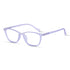 Vogily Eyewear - Zero Power Blue Cut Computer Glasses | Anti Glare, Lightweight & Blocks Harmful Rays | UV Protection Specs | Men & Women | Medium | Cold Purple - TR 0446