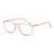 Vogily Eyewear - Zero Power Blue Cut Computer Glasses | Anti Glare, Lightweight & Blocks Harmful Rays | UV Protection Specs | Men & Women | Medium | Rectangular, Persian Orange - TR 1650
