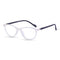 Vogily Eyewear - Zero Power Blue Cut Computer Glasses | Anti Glare, Lightweight & Blocks Harmful Rays | UV Protection Specs | Men & Women | Medium | Oval, White & Black - TR 0646