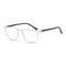 Vogily Eyewear - Zero Power Blue Cut Computer Glasses | Anti Glare, Lightweight & Blocks Harmful Rays | UV Protection Specs | Men & Women | Medium | Rectangular, White & Black - TR 1350