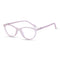 Vogily Eyewear - Zero Power Blue Cut Computer Glasses | Anti Glare, Lightweight & Blocks Harmful Rays | UV Protection Specs | Men & Women | Medium | Oval, Rosy Brown - TR 0646