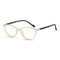 Vogily Eyewear - Zero Power Blue Cut Computer Glasses | Anti Glare, Lightweight & Blocks Harmful Rays | UV Protection Specs | Men & Women | Medium | Oval, Yellow & Black - TR 0646