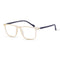 Vogily Eyewear - Zero Power Blue Cut Computer Glasses | Anti Glare, Lightweight & Blocks Harmful Rays | UV Protection Specs | Men & Women | Medium | Rectangular, Yellow & Black - TR 1350