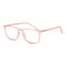 Vogily Eyewear - Zero Power Blue Cut Computer Glasses | Anti Glare, Lightweight & Blocks Harmful Rays | UV Protection Specs | Men & Women | Medium | Rectangular, Persian Orange - TR 1350