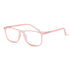 Vogily Eyewear - Zero Power Blue Cut Computer Glasses | Anti Glare, Lightweight & Blocks Harmful Rays | UV Protection Specs | Men & Women | Medium | Rectangular, Persian Orange - TR 1350
