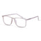 Vogily Eyewear - Zero Power Blue Cut Computer Glasses | Anti Glare, Lightweight & Blocks Harmful Rays | UV Protection Specs | Men & Women | Medium | Rectangular, Cinereous - TR 1350