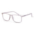 Vogily Eyewear - Zero Power Blue Cut Computer Glasses | Anti Glare, Lightweight & Blocks Harmful Rays | UV Protection Specs | Men & Women | Medium | Rectangular, Cinereous - TR 1350