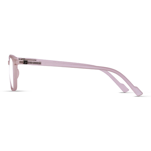 Vogily Eyewear - Zero Power Blue Cut Computer Glasses | Anti Glare, Lightweight & Blocks Harmful Rays | UV Protection Specs | Men & Women | Medium | Rosy Brown - TR 0446