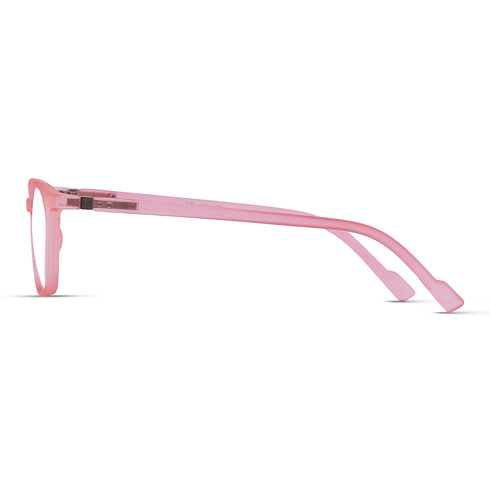 Vogily Eyewear - Zero Power Blue Cut Computer Glasses | Anti Glare, Lightweight & Blocks Harmful Rays | UV Protection Specs | Men & Women | Medium | Pink - TR 0446