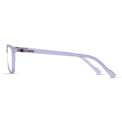 Vogily Eyewear - Zero Power Blue Cut Computer Glasses | Anti Glare, Lightweight & Blocks Harmful Rays | UV Protection Specs | Men & Women | Medium | Cold Purple - TR 0446