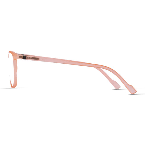 Vogily Eyewear - Zero Power Blue Cut Computer Glasses | Anti Glare, Lightweight & Blocks Harmful Rays | UV Protection Specs | Men & Women | Medium | Rectangular, Persian Orange - TR 1650