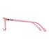 Vogily Eyewear - Zero Power Blue Cut Computer Glasses | Anti Glare, Lightweight & Blocks Harmful Rays | UV Protection Specs | Men & Women | Medium | Rectangular, Pink - TR 1650