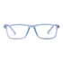 Vogily Eyewear - Zero Power Blue Cut Computer Glasses | Anti Glare, Lightweight & Blocks Harmful Rays | UV Protection Specs | Men & Women | Medium | Rectangular, Cloudy Blue - TR 1048