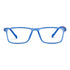 Vogily Eyewear - Zero Power Blue Cut Computer Glasses | Anti Glare, Lightweight & Blocks Harmful Rays | UV Protection Specs | Men & Women | Medium | Rectangular, Blue - TR 1048