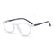 Vogily Eyewear - Zero Power Blue Cut Computer Glasses | Anti Glare, Lightweight & Blocks Harmful Rays | UV Protection Specs | Men & Women | Medium | Round, Black & White - TR 0146