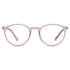 Vogily Eyewear - Zero Power Blue Cut Computer Glasses | Anti Glare, Lightweight & Blocks Harmful Rays | UV Protection Specs | Men & Women | Medium | Round, Rosy Brown - TR 0146