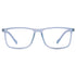 Vogily Eyewear - Zero Power Blue Cut Computer Glasses | Anti Glare, Lightweight & Blocks Harmful Rays | UV Protection Specs | Men & Women | Medium | Rectangular, Light Blue - TR 1650