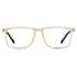 Vogily Eyewear - Zero Power Blue Cut Computer Glasses | Anti Glare, Lightweight & Blocks Harmful Rays | UV Protection Specs | Men & Women | Medium | Rectangular, Yellow & Black - TR 1650