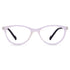 Vogily Eyewear - Zero Power Blue Cut Computer Glasses | Anti Glare, Lightweight & Blocks Harmful Rays | UV Protection Specs | Men & Women | Medium | Oval, White & Black - TR 0646