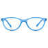 Vogily Eyewear - Zero Power Blue Cut Computer Glasses | Anti Glare, Lightweight & Blocks Harmful Rays | UV Protection Specs | Men & Women | Medium | Oval, Blue - TR 0646
