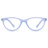 Vogily Eyewear - Zero Power Blue Cut Computer Glasses | Anti Glare, Lightweight & Blocks Harmful Rays | UV Protection Specs | Men & Women | Medium | Moonstone Blue - TR 0446